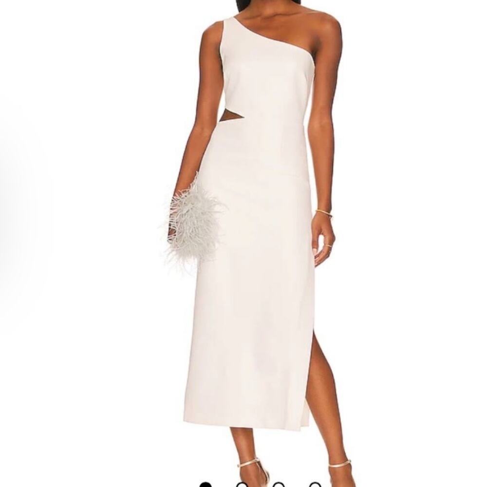 NWT Bardot Jenna One Shoulder Cut Out Waist Dress(marks)